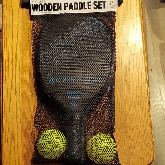 Other - ACTIVATOR Wooden Paddle Set with Balls